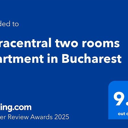 Ultracentral Two Rooms Apartment In Bukares Bagian luar foto