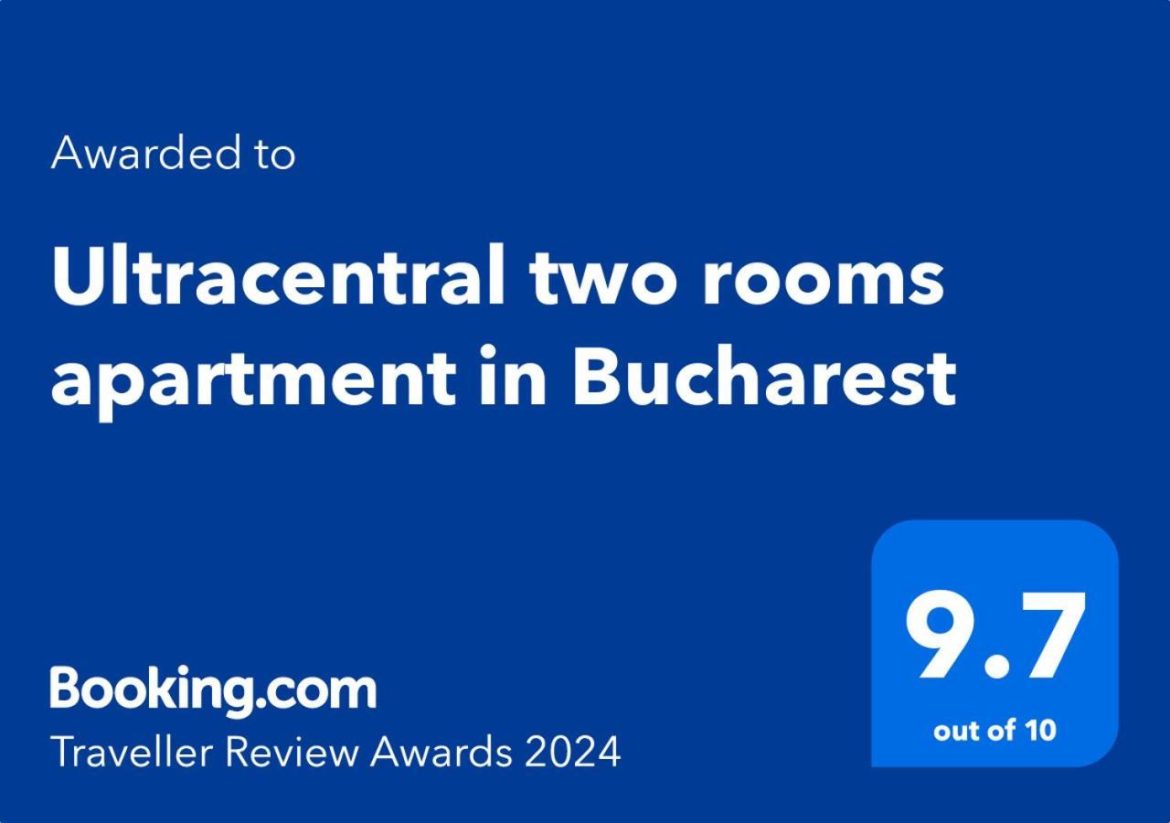 Ultracentral Two Rooms Apartment In Bukares Bagian luar foto